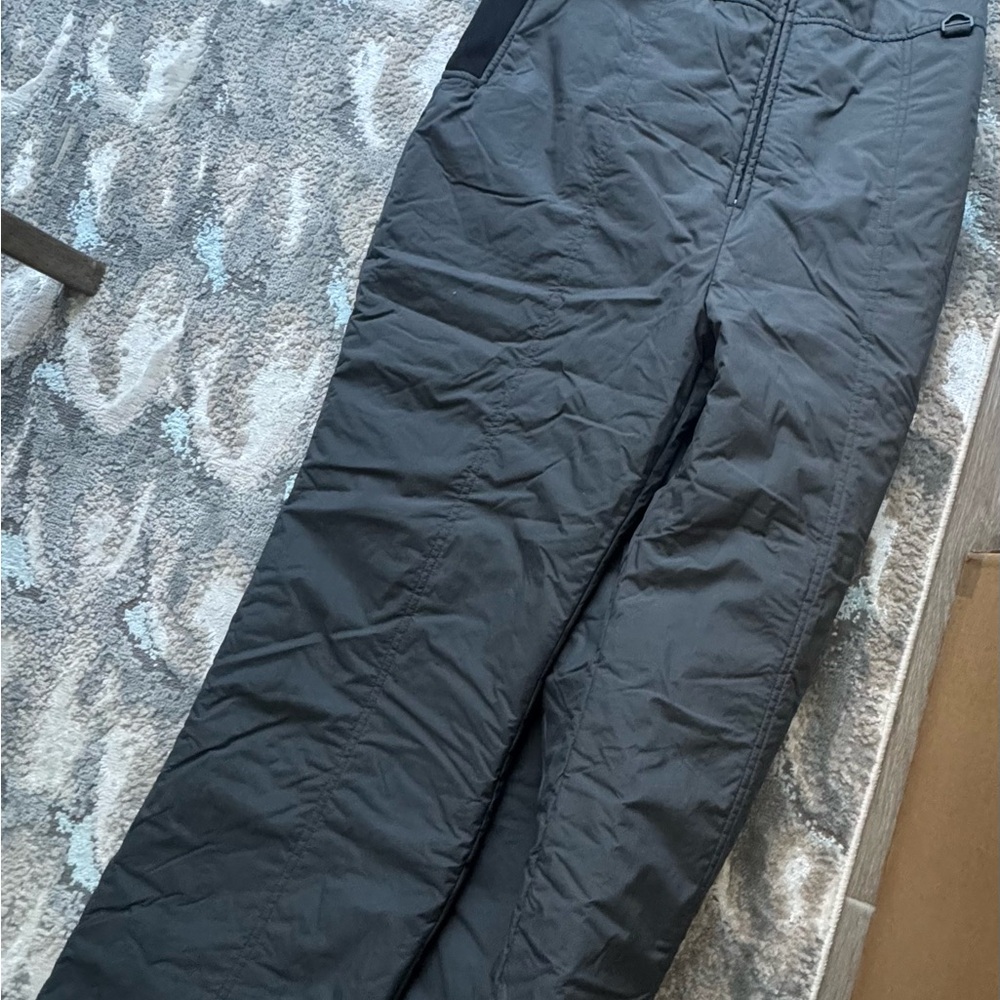 Men's Black Insulated Snow Pants